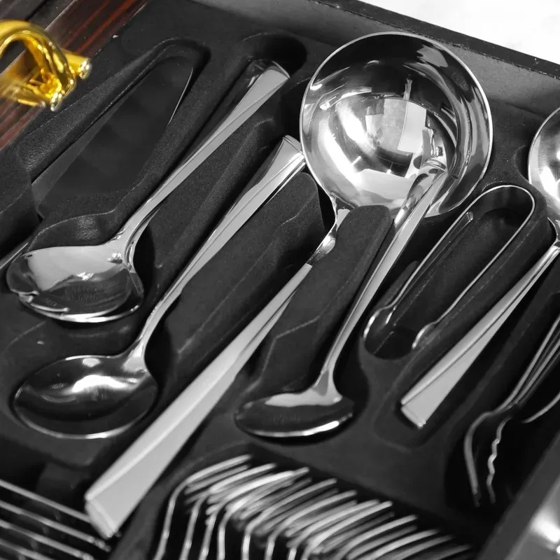 Coffret Ménagère 72 pièces ABM en inox 18/10 - Silver