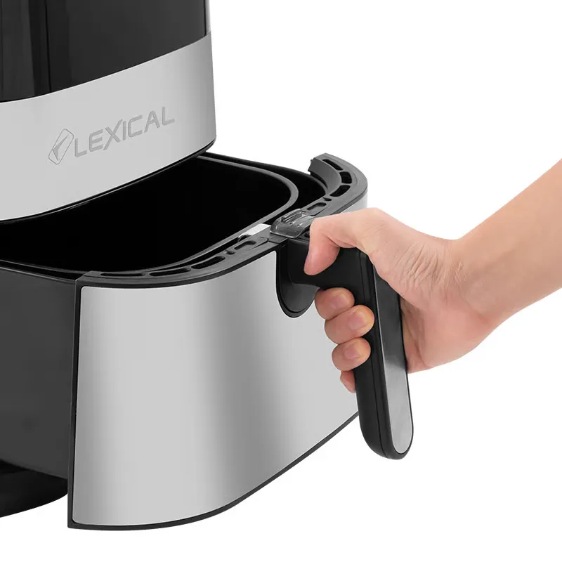 Friteuse à air Lexical LAF-3060 – 9L - 1800W - Panier Amovible - Écran LED - Inox