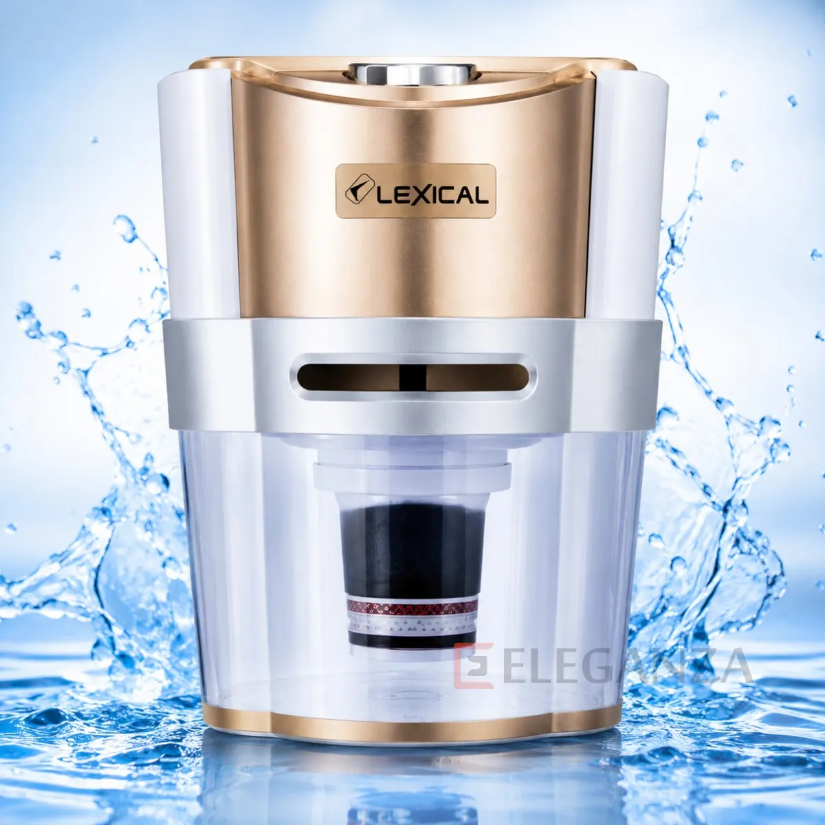 Purificateur d’Eau Lexical LWP-6105-9 – 16 Litres - Gold