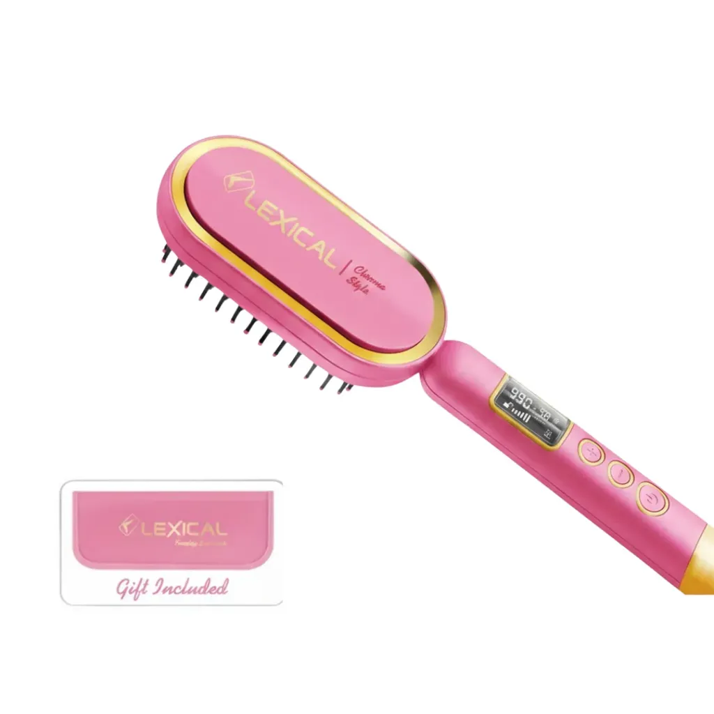 Brosse à Air Chaud Lexical LSB-5140-11 - 65W - 990 °C - Rose