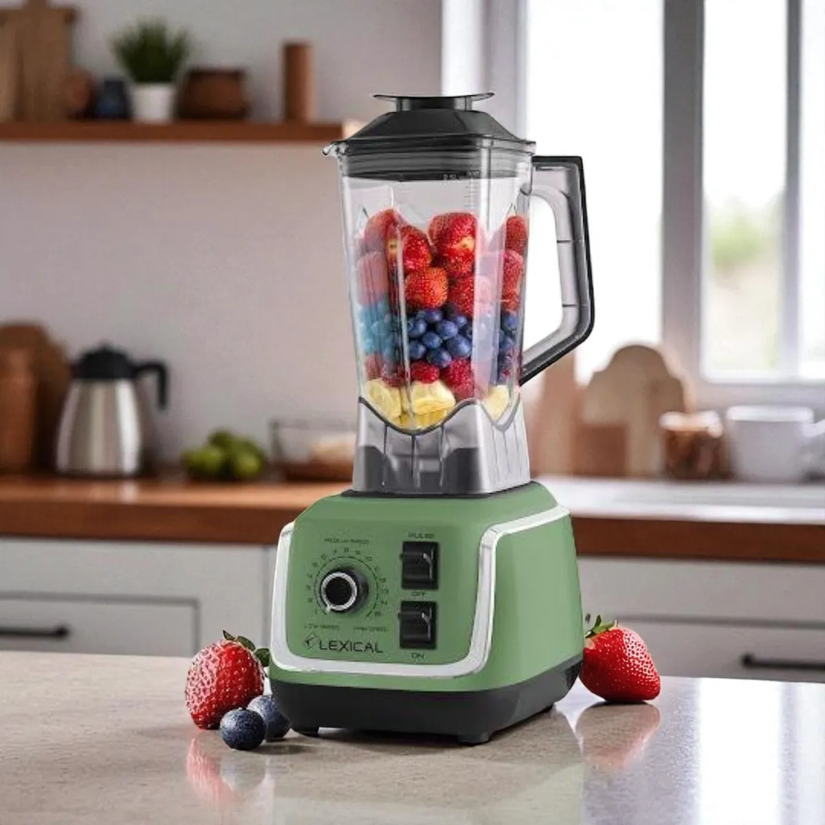 Blender 2En1 Lexical LBL-1570 - 1500 Watts - 2.5 Litres - Vert