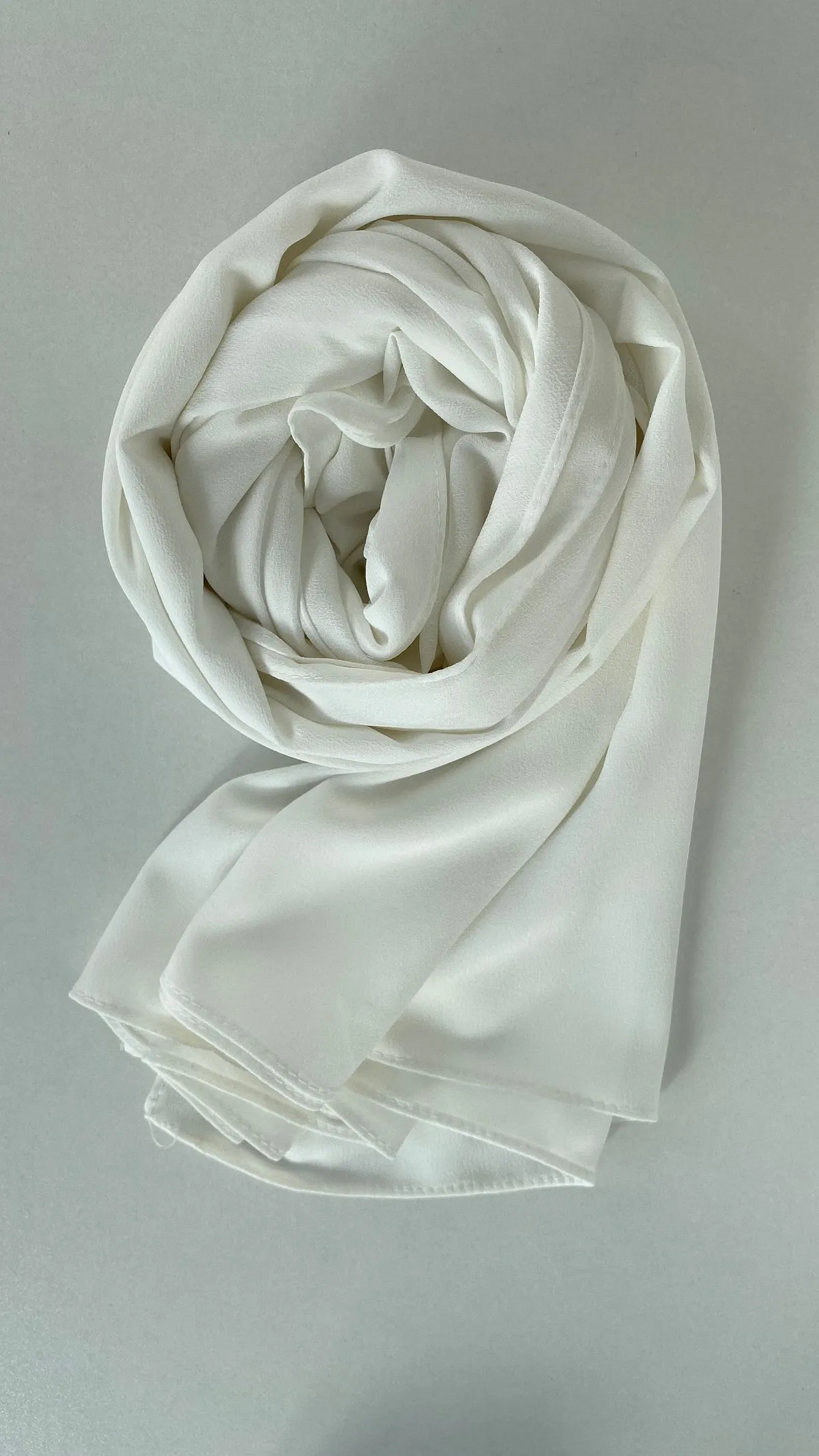 Hijeb Chiffon Lait d’Amande - Blanc cassé
