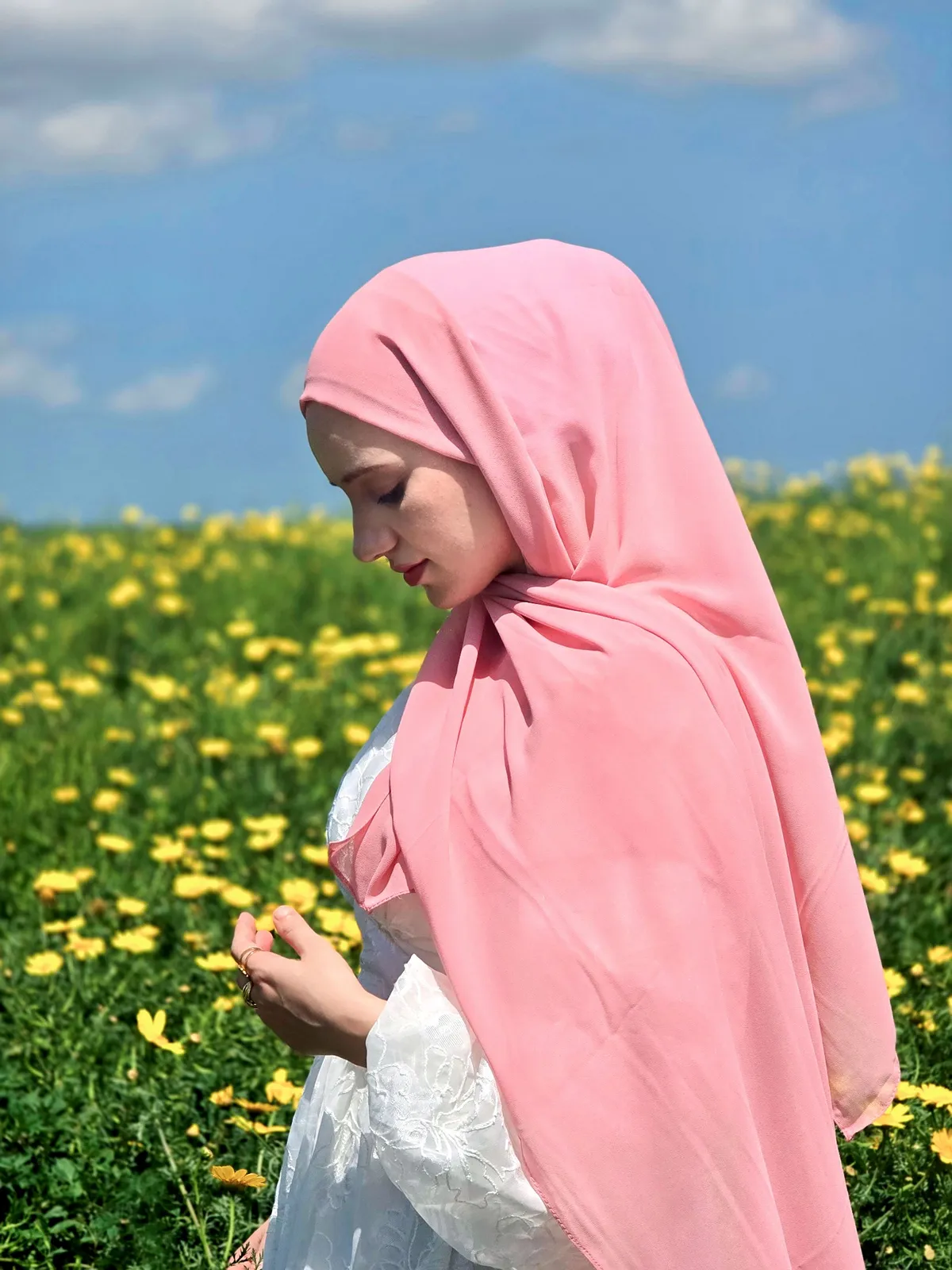 Hijeb Chiffon - Baby Pink - Candy Floss 🍭