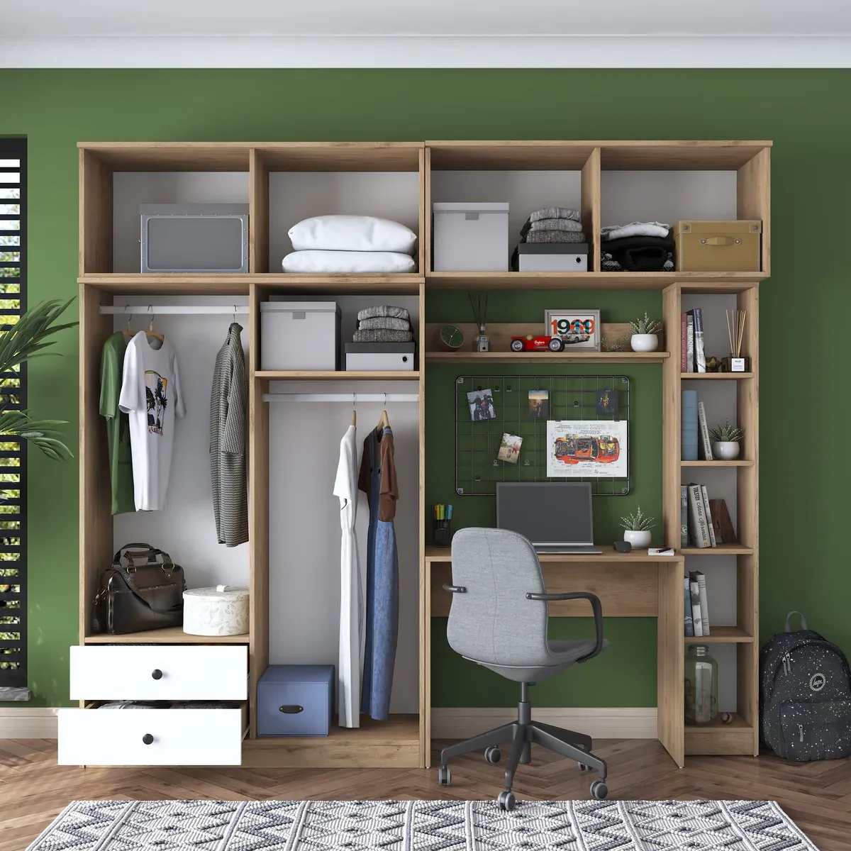 Dressing avec Bureau
