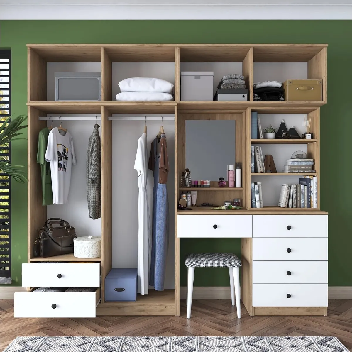 Dressing avec Bureau DR87