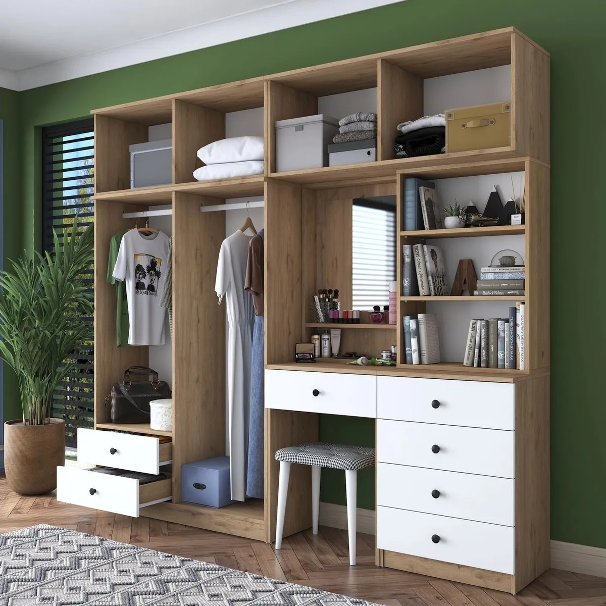 Dressing avec Bureau DR87