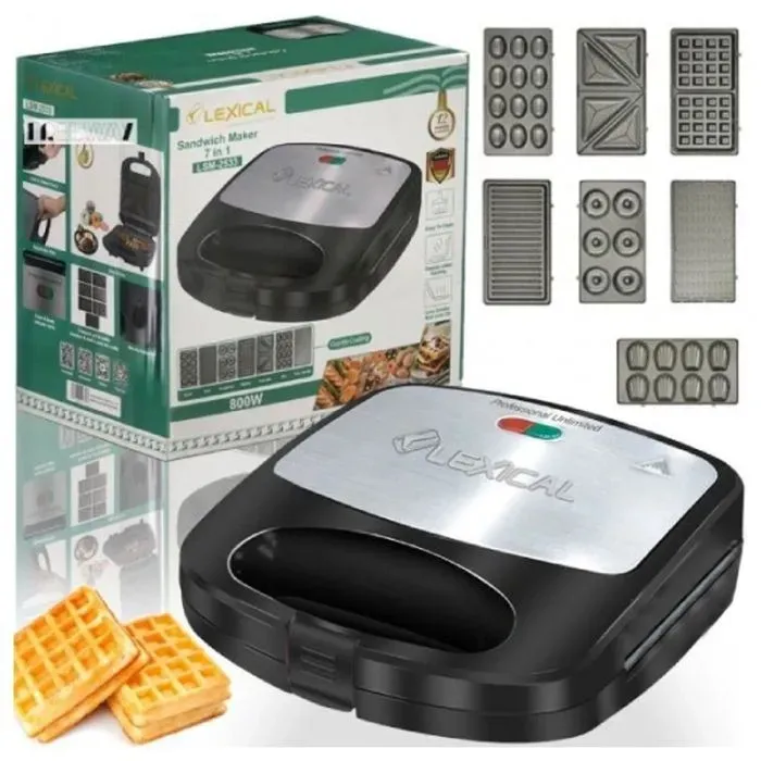 Appareil à Panini Lexical 7 en1 LSM-2533 - 800 Watts