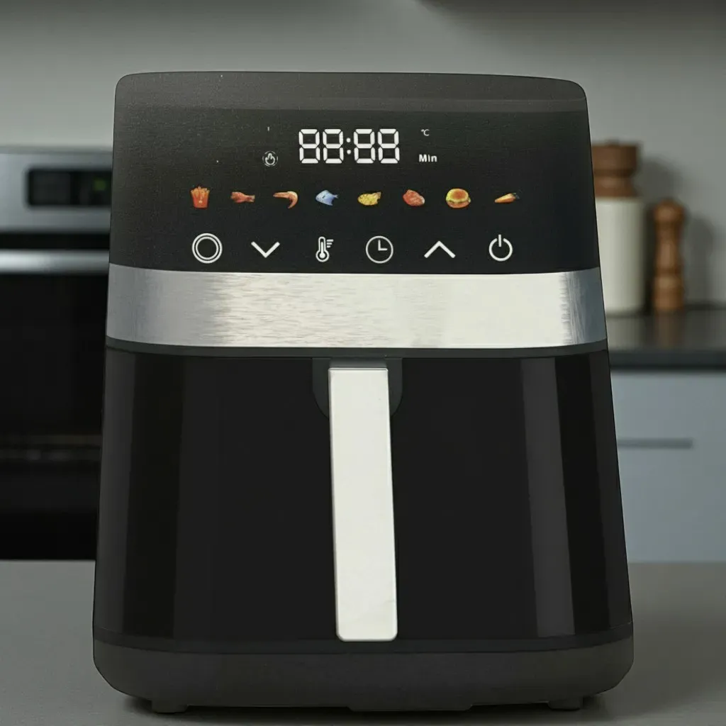 Friteuse à Air Florence CY-5004-ED - 5 Litres - 1400W - Noir - Écran Tactile Intelligent