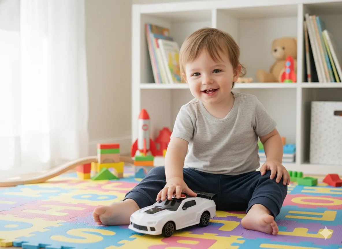 Voiture jouer d’enfants