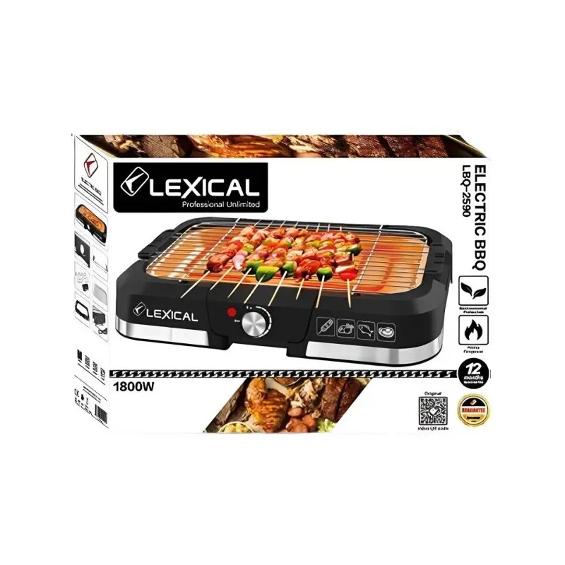 Barbecue Eléctrique 1800W Lexical LBQ-2590