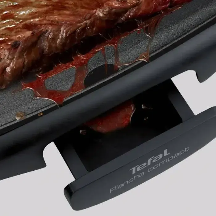 Barbecue Électrique TEFAL plancha Compact CB500512 - 1800W