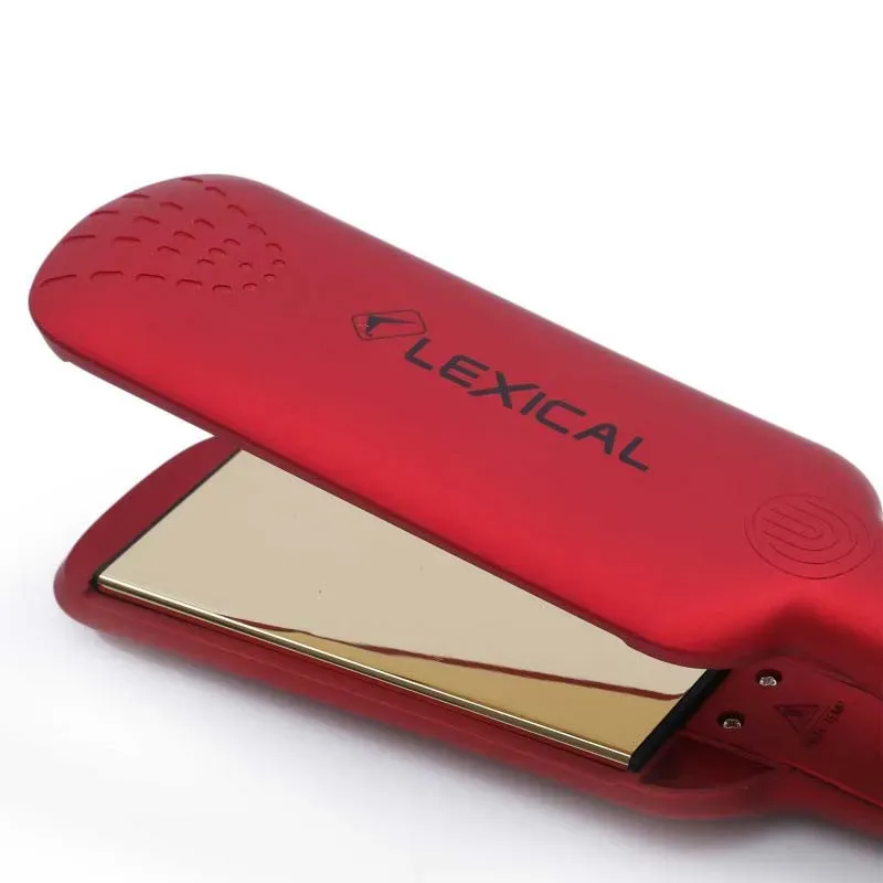 Plaque Cheveux Lexical LHS5380 + 2 Huiles De Soin Capillaire - Rouge