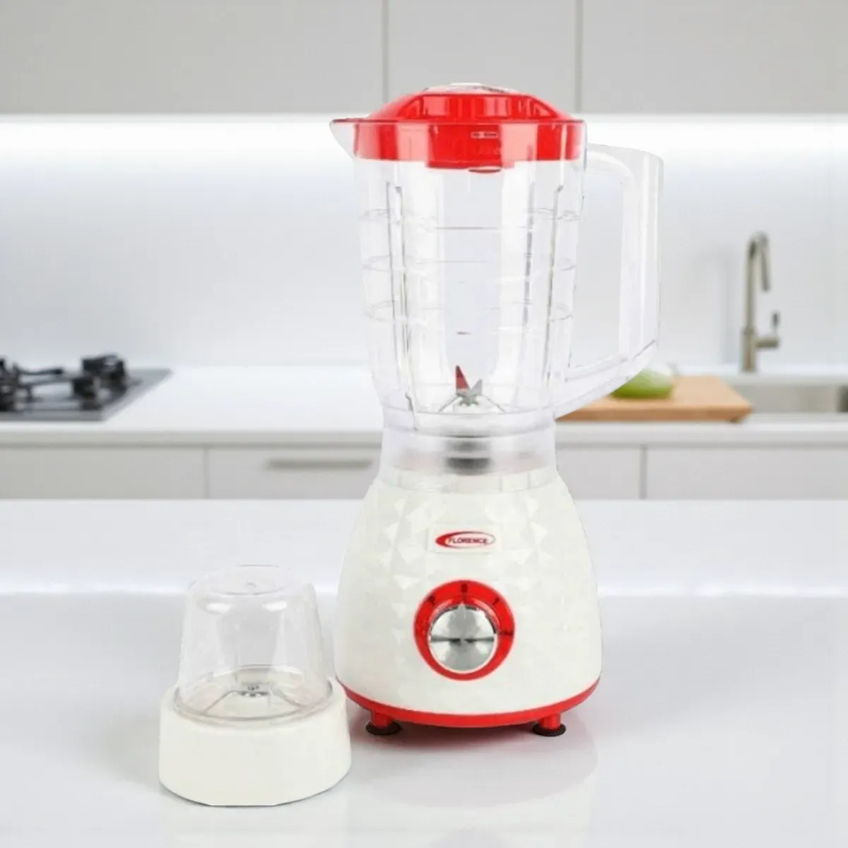 Blender Électrique Florence BL820 - 1000W - 1,5L - Rouge