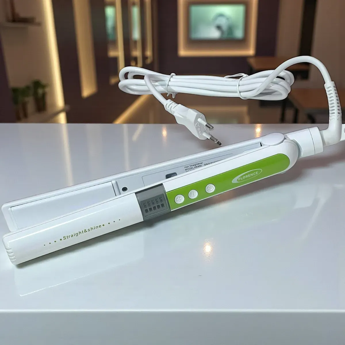 Plaque à Cheveux Professionnelle Florence HK450-1 - 100W - vert