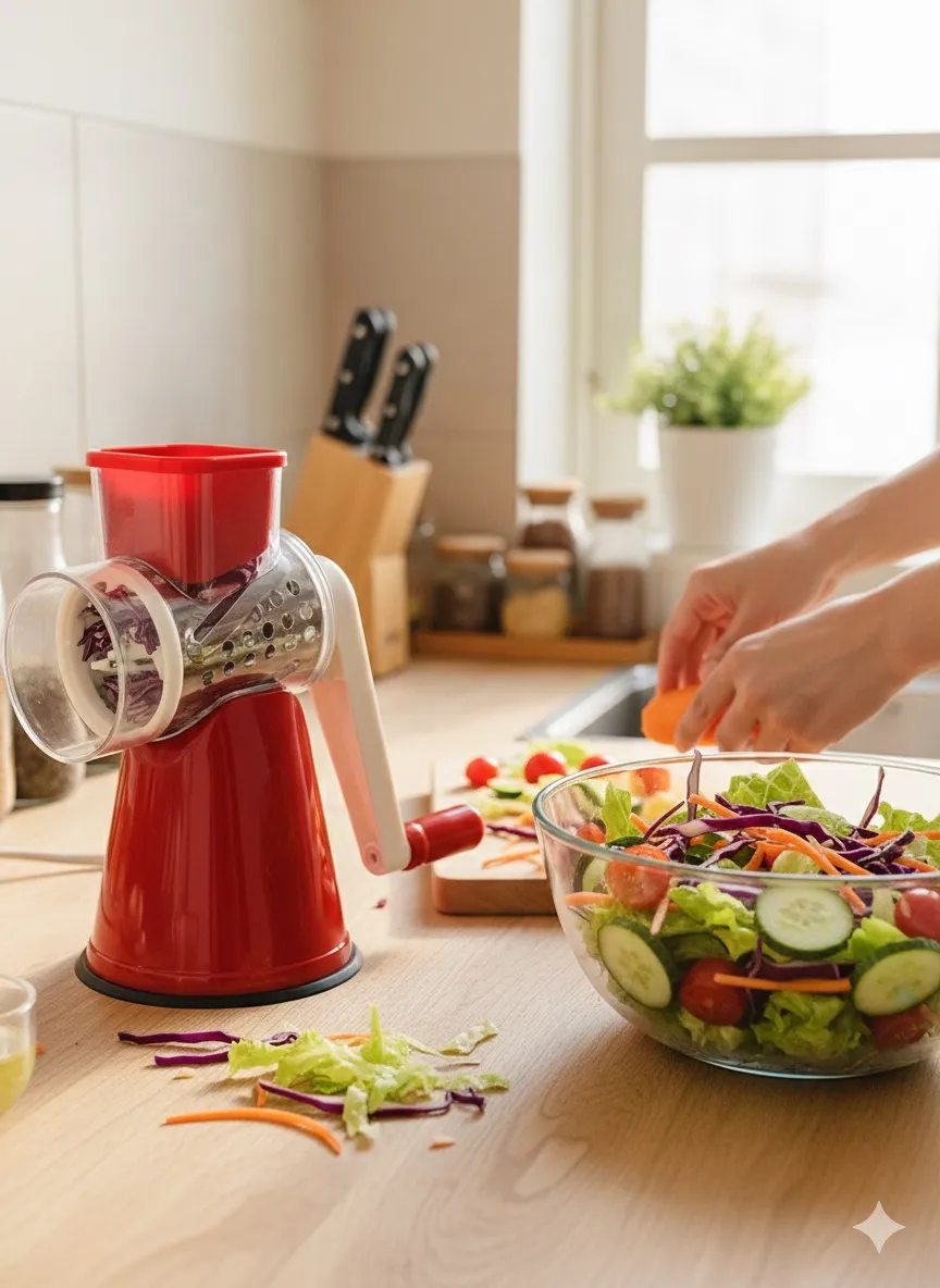 TABLETOP DRUM GRATER QC-2