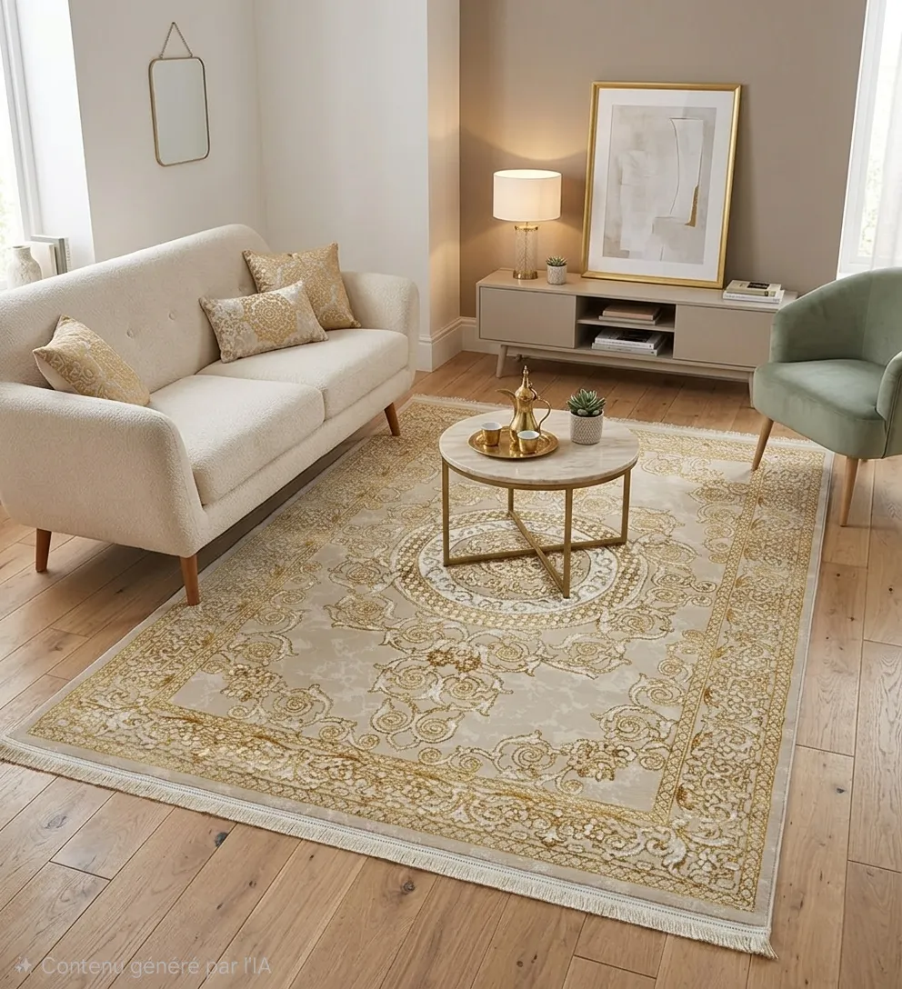 Zarbia  Salon La fiesta 160/2.10m Doré