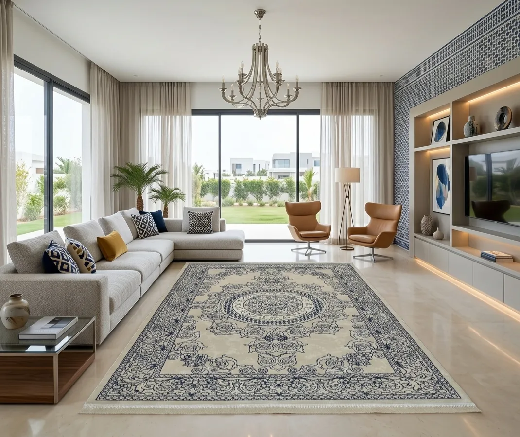 Zarbia  Salon La fiesta  2M/2.60m Bleu Marine