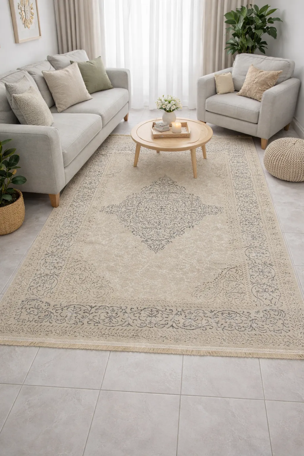 Zarbia La fiesta Salon 160m/2.10m GRIS