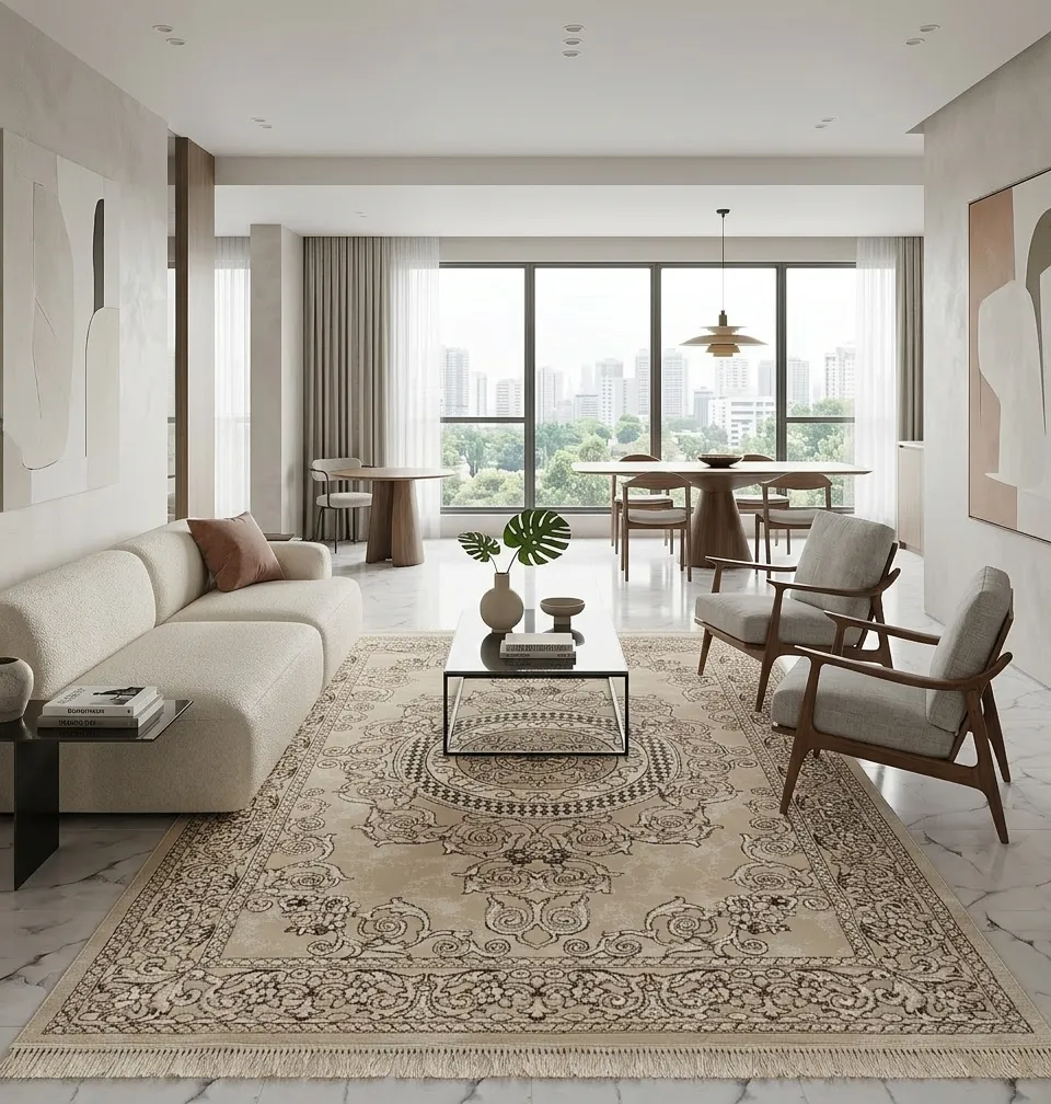 Zarbia  Salon La fiesta 160/2.10m  Marron