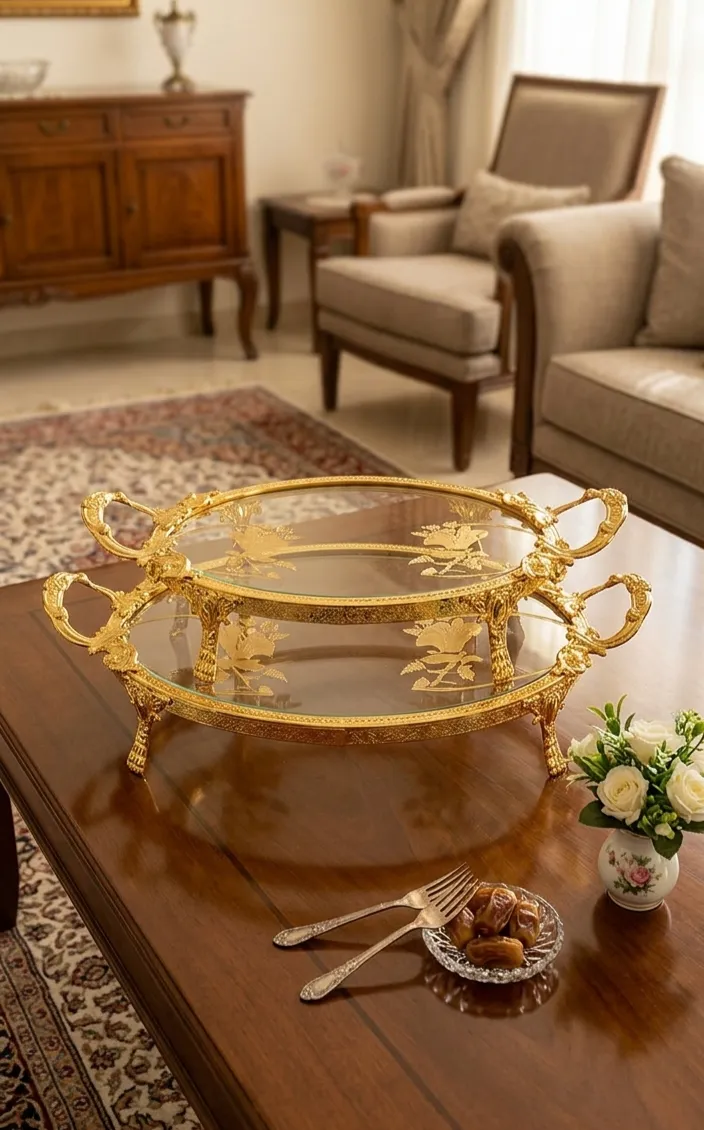 2  Présentoirs  Doré