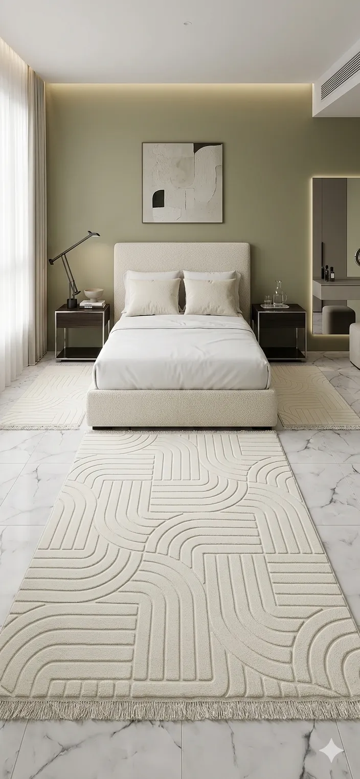 Zarbia Fourrure chambre a coucher  Blanc