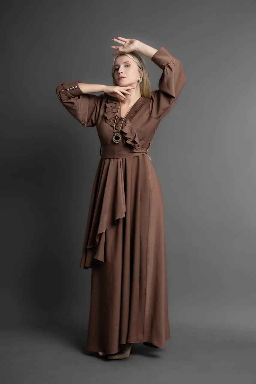 Robe d’hiver  Caramel