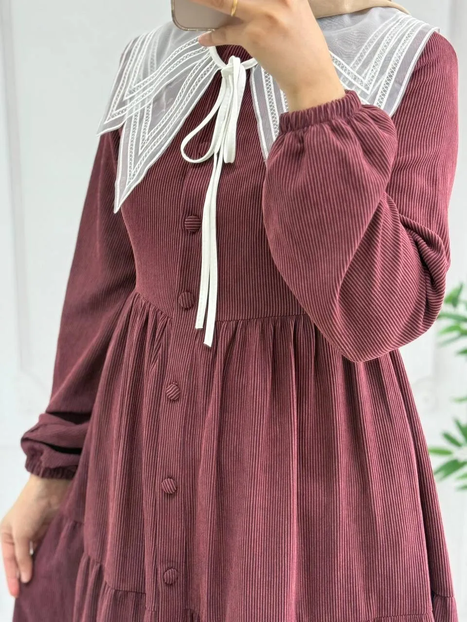 Robe Gatifa bordeaux