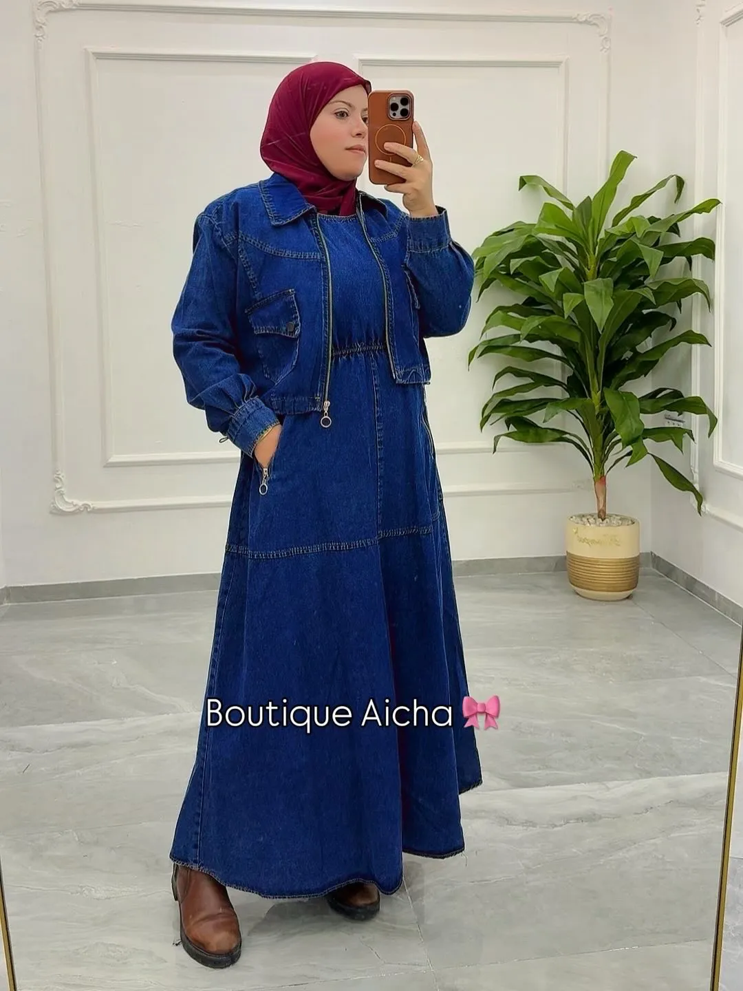 Robe jean 2pc
