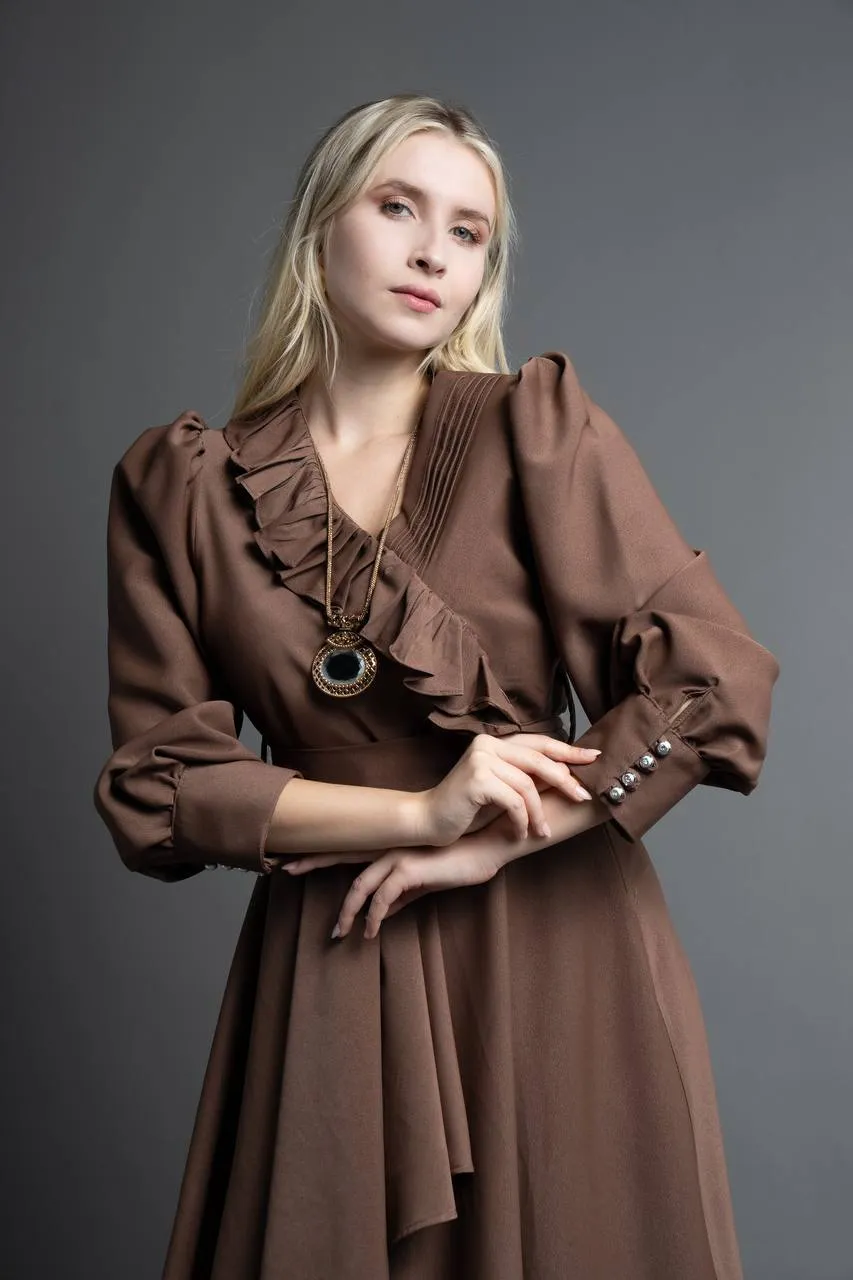 Robe d’hiver  Caramel