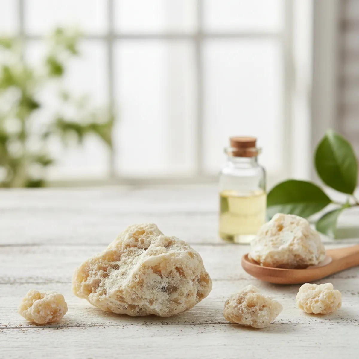 جاوي أبيض طبيعي عالي الجودة