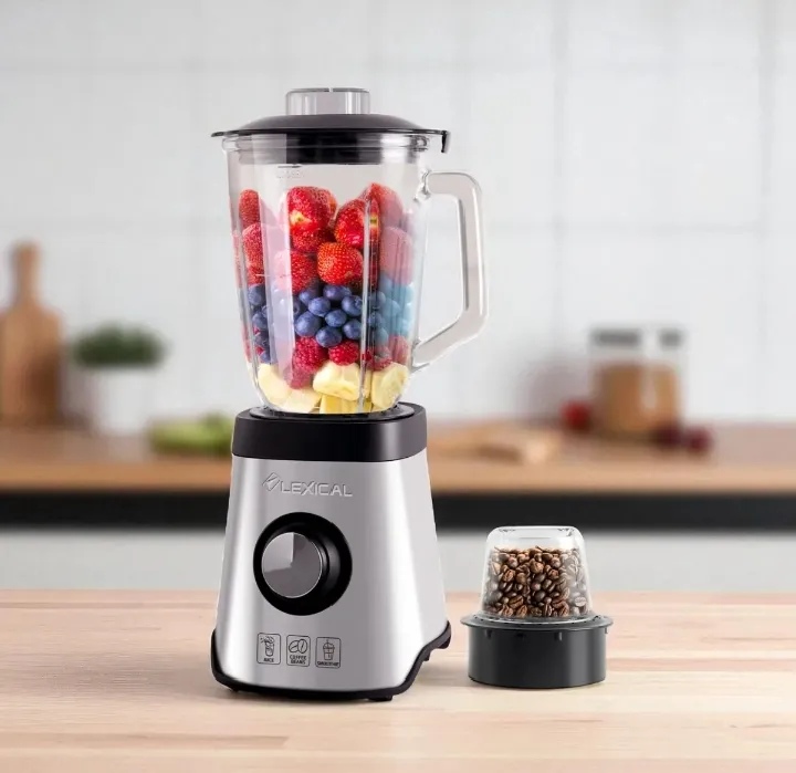 Blender avec Moulin 2 en 1 Lexical LBL-1542 – 600W - Bol en Verre 1.5L