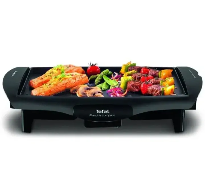 Barbecue Électrique TEFAL Plancha Compact CB500512 - 1800W