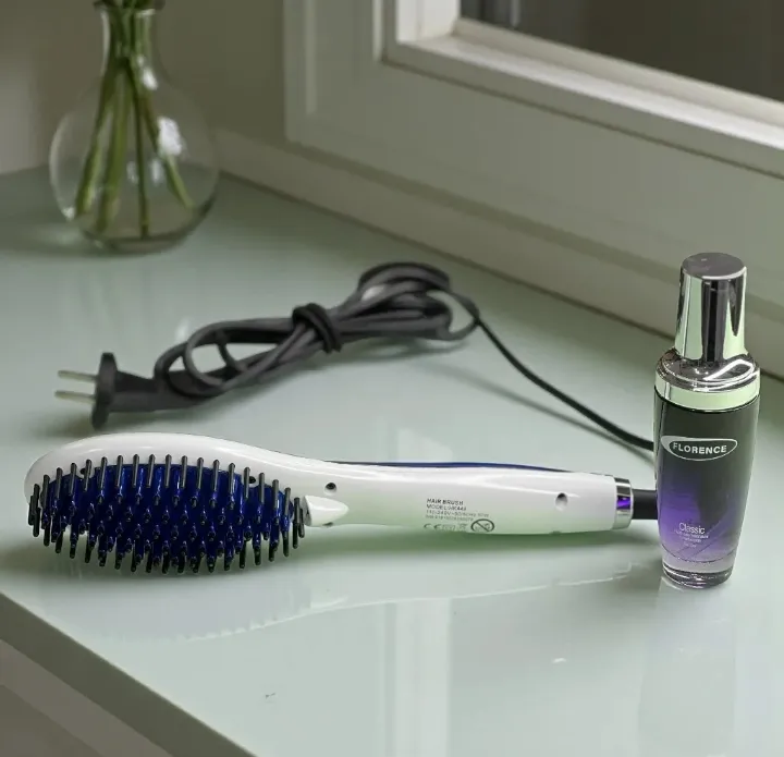 Brosse à cheveux avec serum Florence HK449-1 - 50W - Bleu