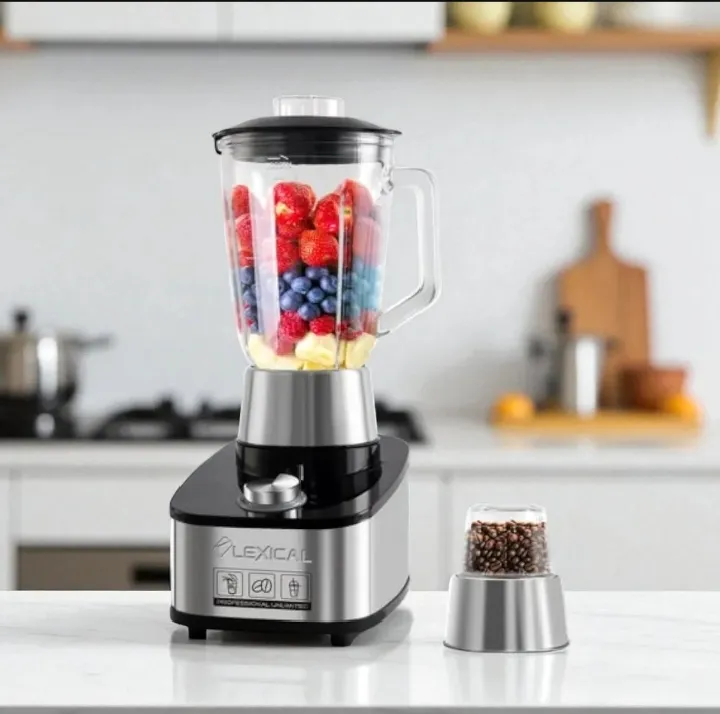 Blender avec Moulin 2 en 1 Lexical LBL-1541 – 600W - Bol en Verre 1.5L