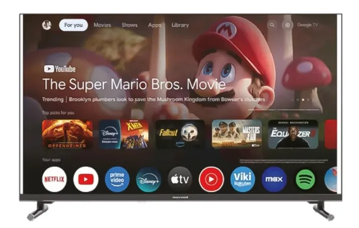 Tv MAXWELL 43" MG60 FHD Smart Google Tv avec Recepteur Integre