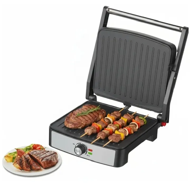 Appareil de Cuisson Panini Florence HK454 avec Miniteur - 2200 Watts