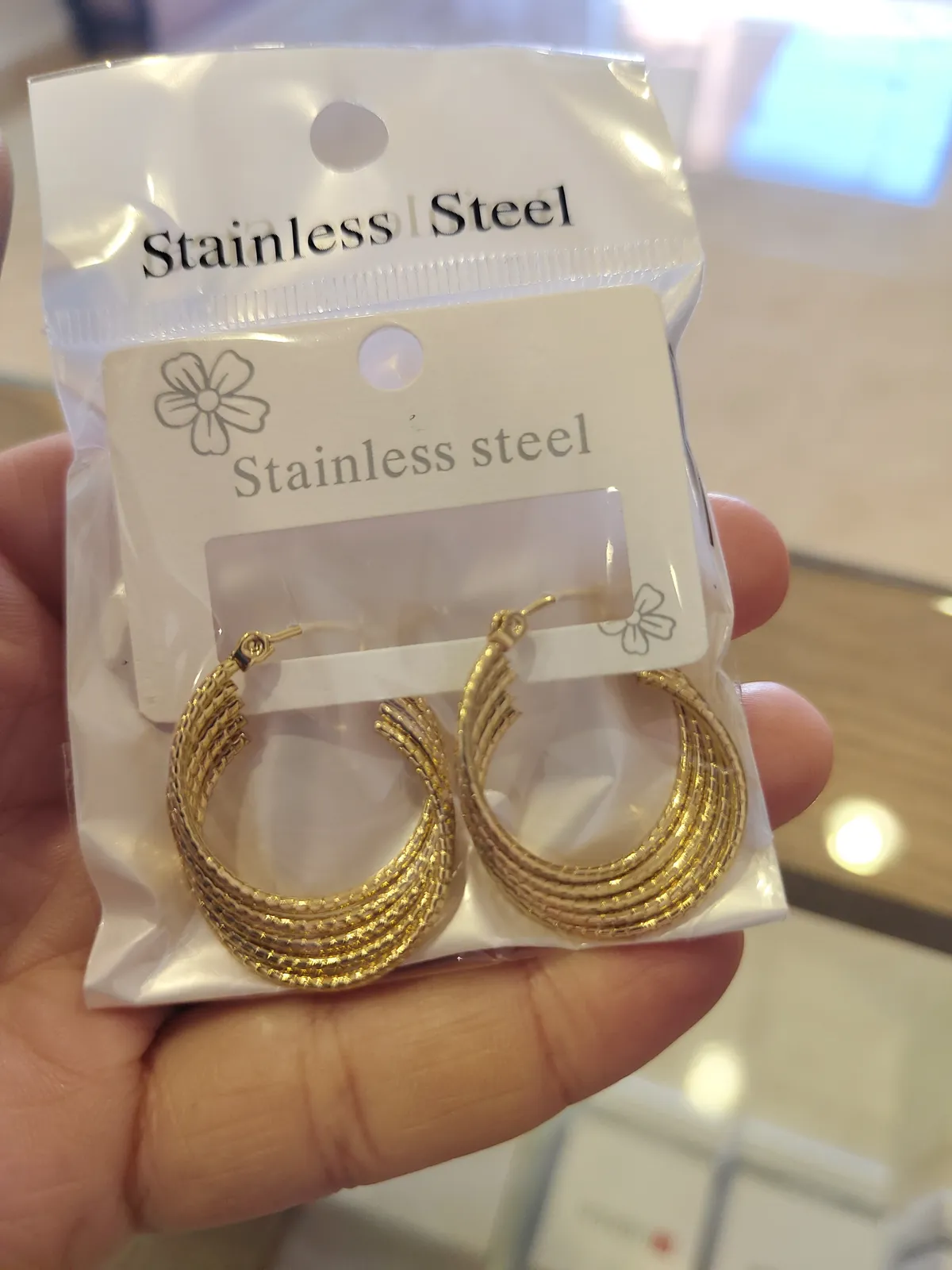 boucles d'oreilles créoles torsadées BO-TO