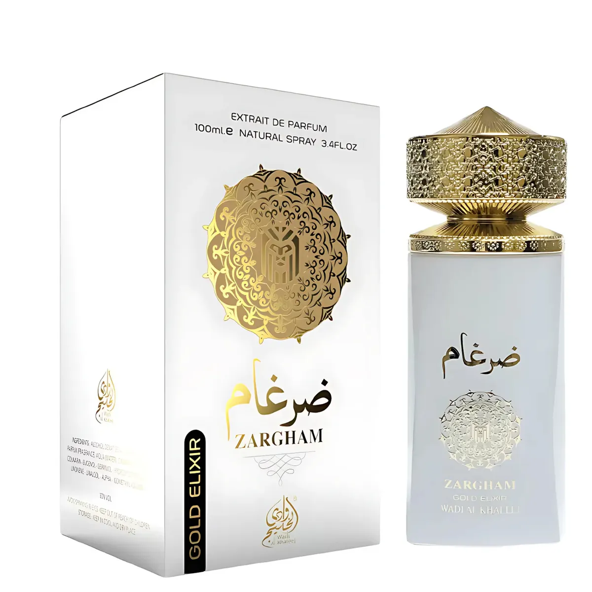 Parfum Zargham gold elixir
