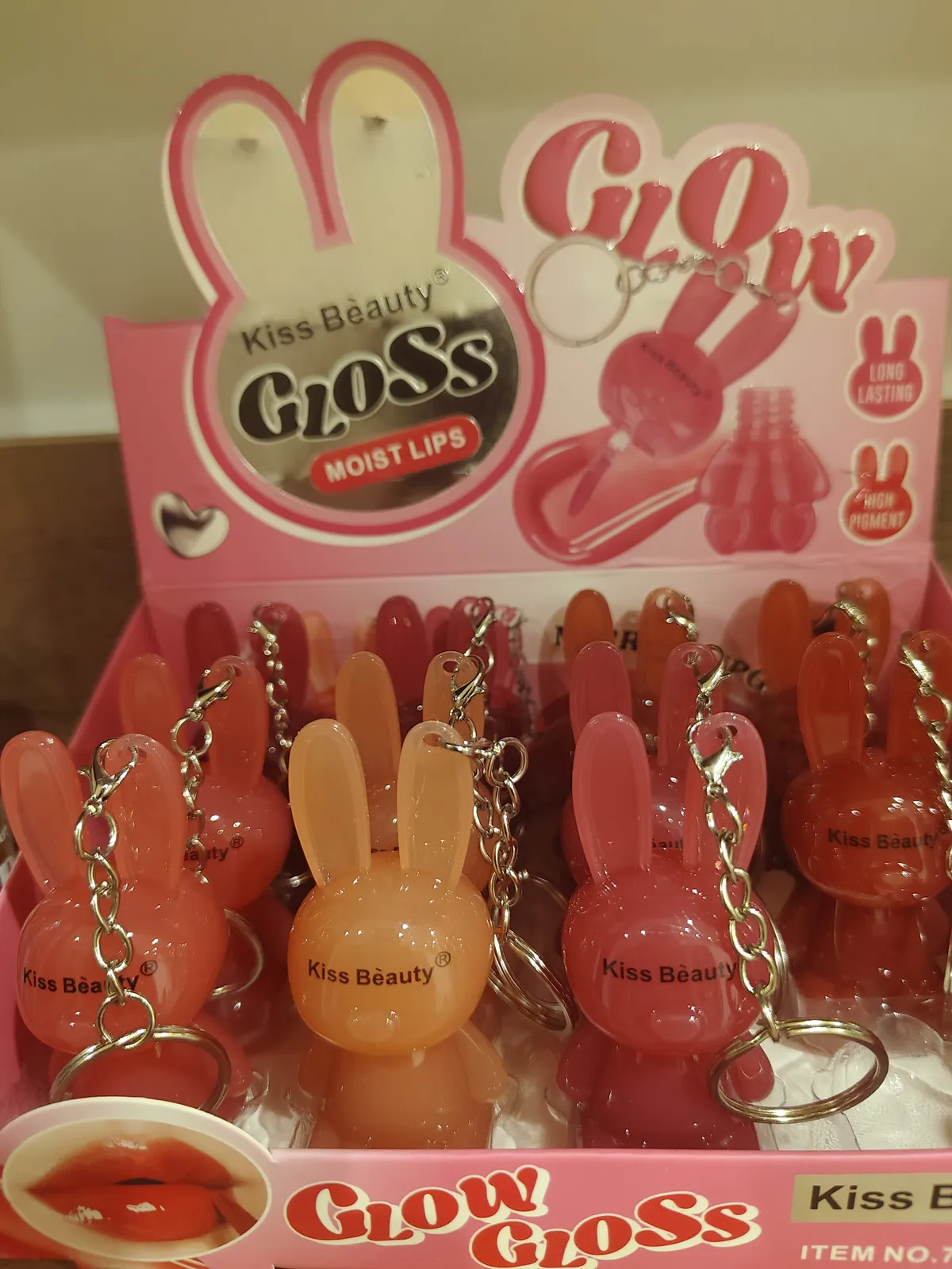 Lip glosse brillant porte clefs glow LP-Gl