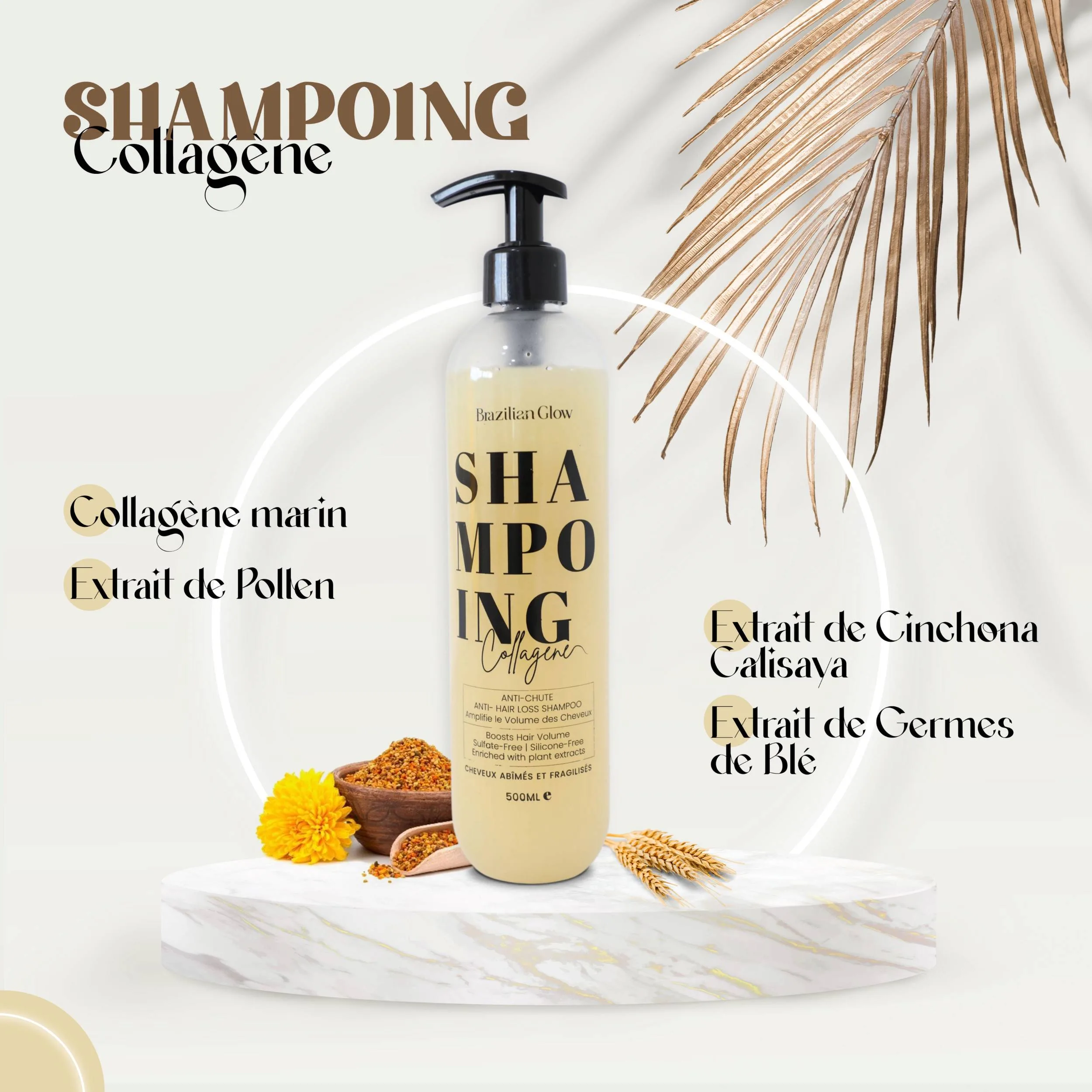 Shampooing collagène 500ml SH-CL
