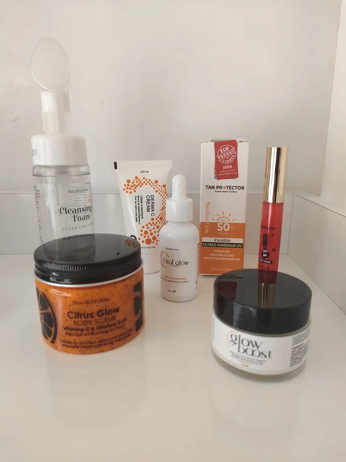 Brazilian Glow Pack Vitamine C complet avec écran invisible BG-PC