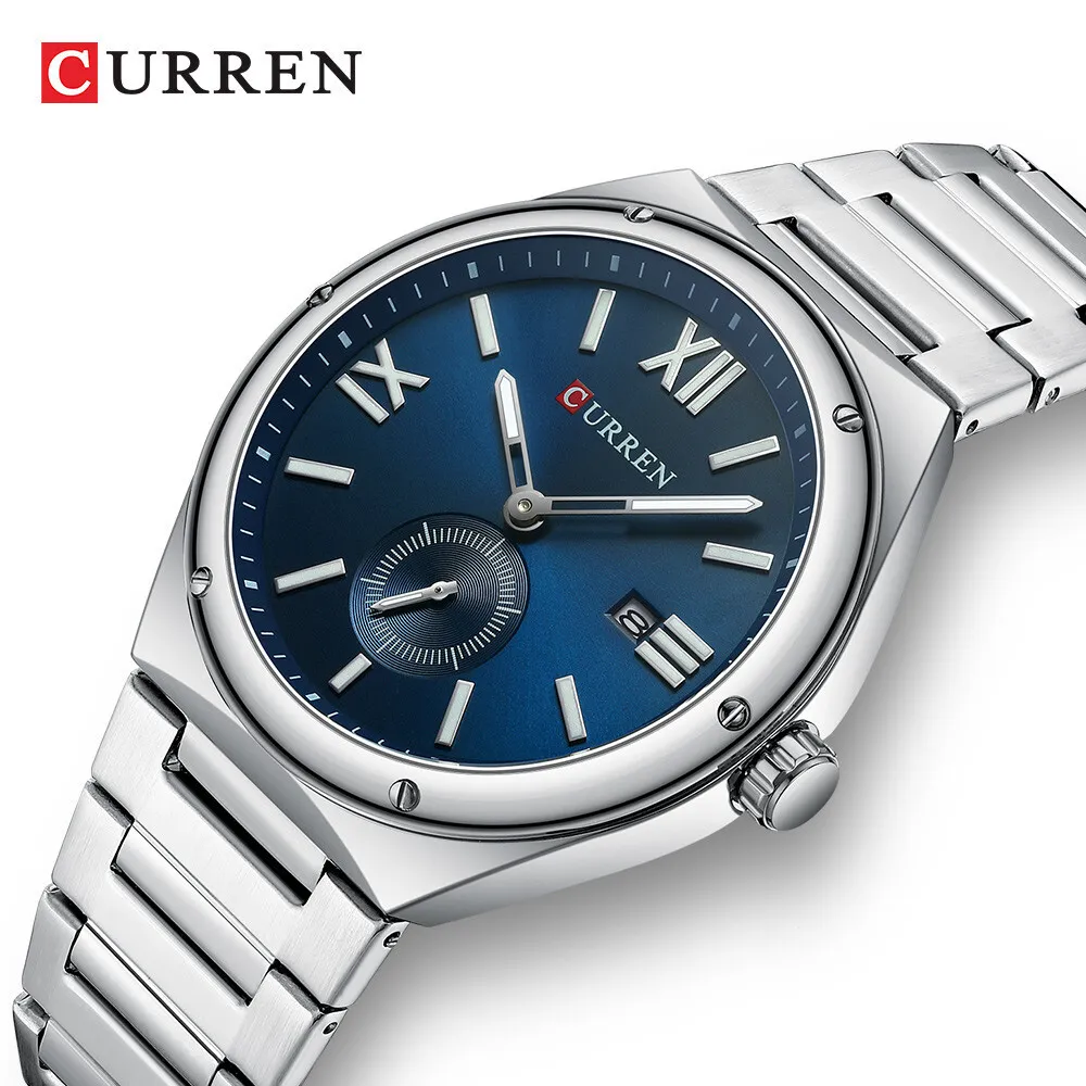 Montre CURREN pour homme fond bleu MON-CU-HM