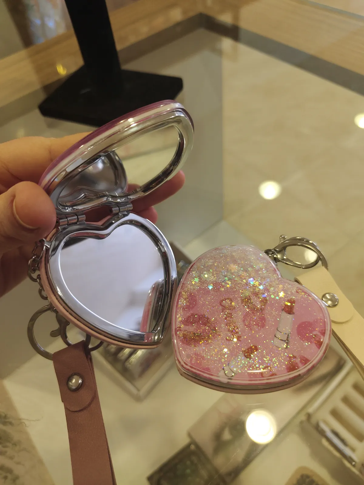 MIROIRE de poche Coeur MR-PC