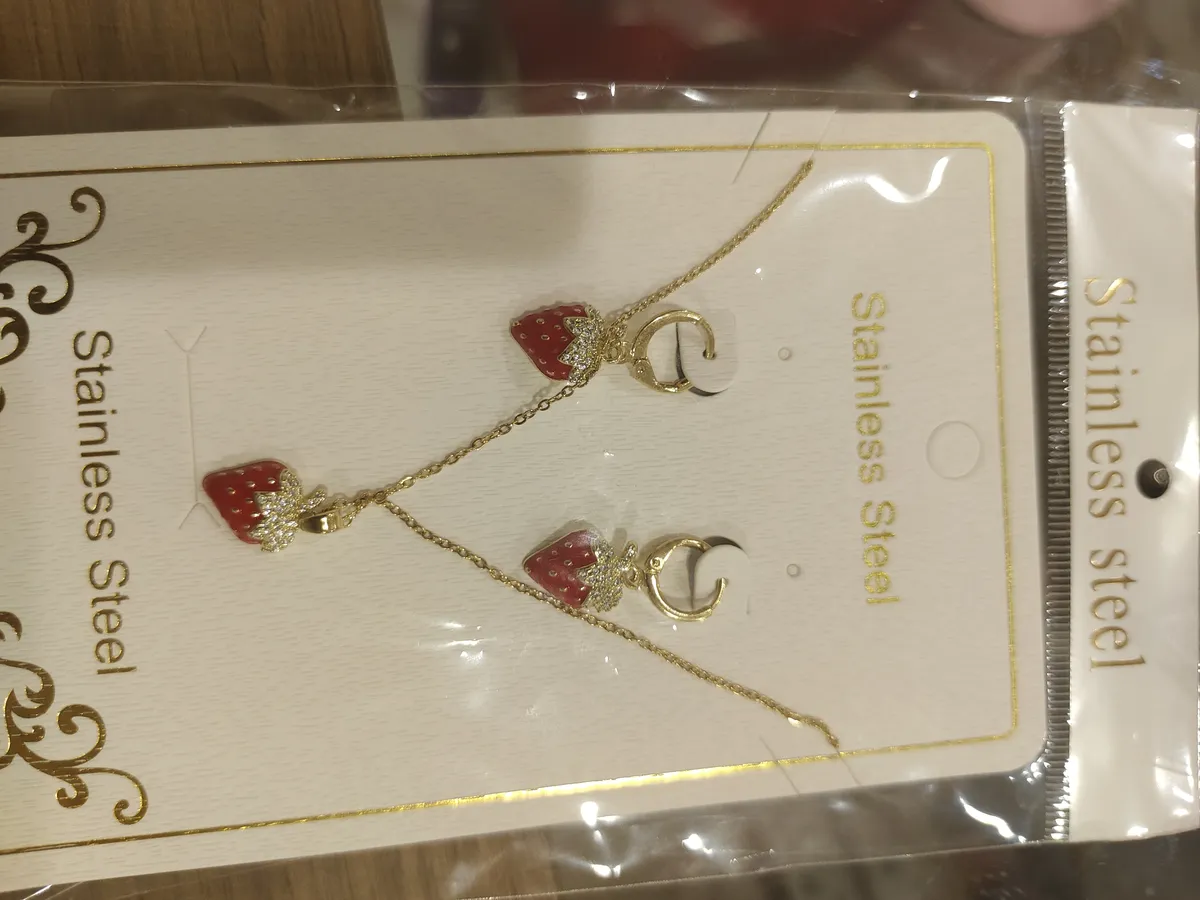 Series collier avec boucles stainless steel SR-CB