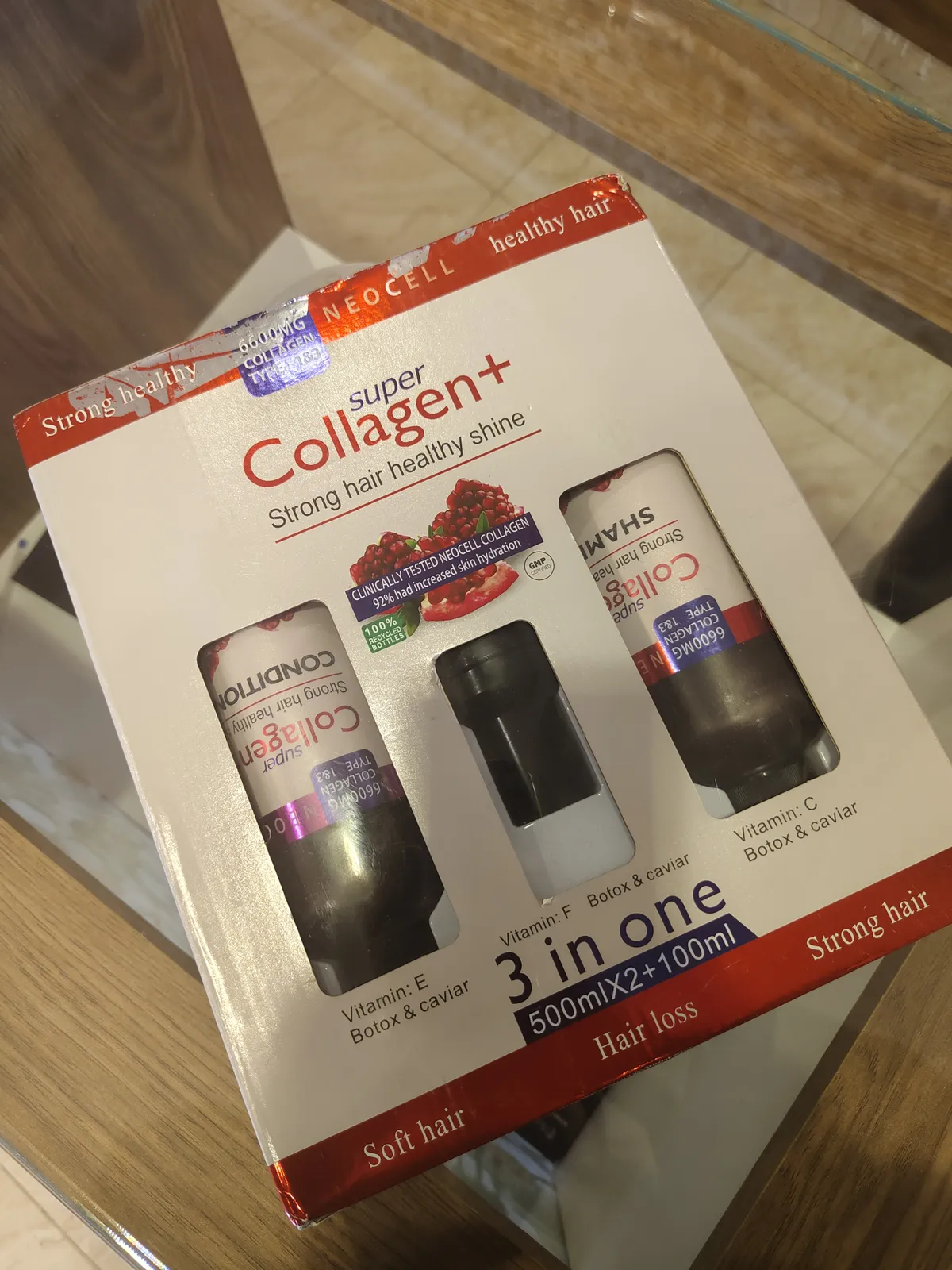 Kit collagen shampoo and conditioner KT-CLL