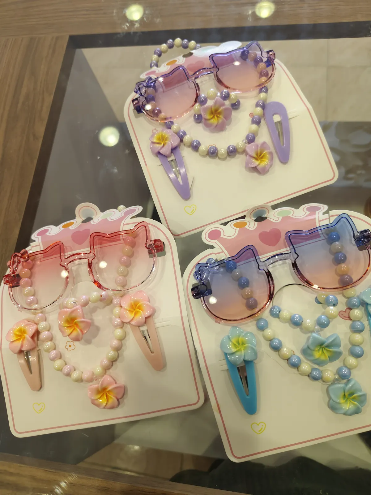 Lunettes fillette avec accessoires de beauté Lu-FI