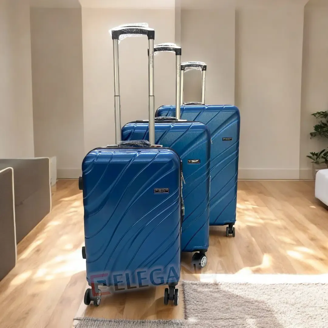 Série de 3 valises incassables - Bleu